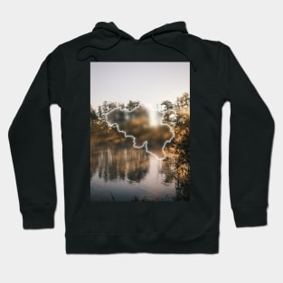 Belgium Country Map | Luminous Landscapes Hoodie